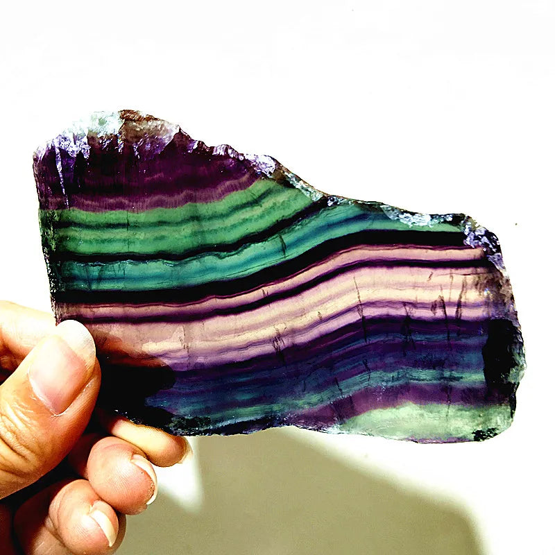 Rainbow Fluorite Slice-ToShay.org