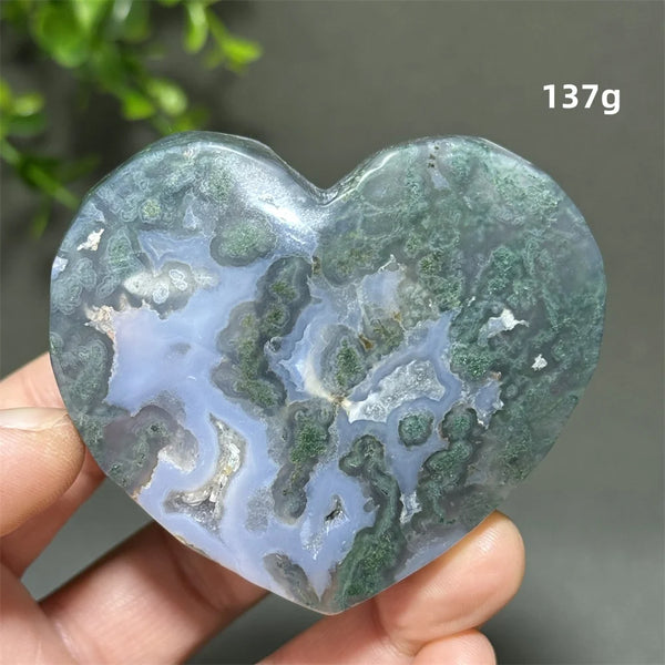 Green Aquatic Agate Heart-ToShay.org