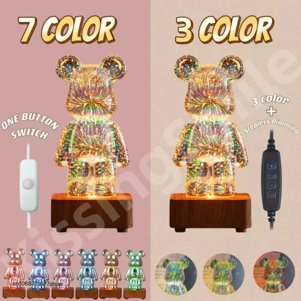 Fireworks Bear Night Light-ToShay.org