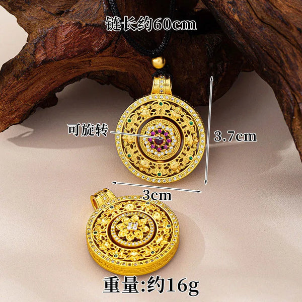 Gold Compass Pendant-ToShay.org