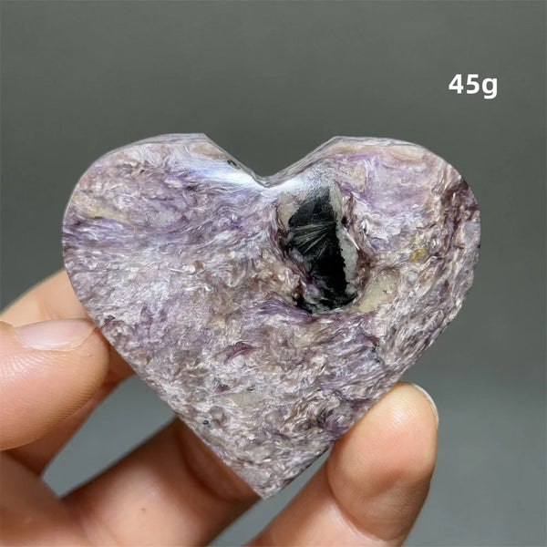 Purple Dragon Crystal Heart-ToShay.org