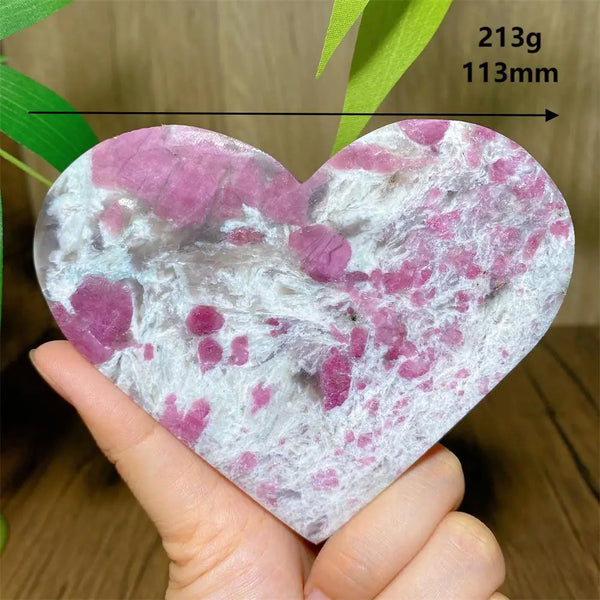 Pink Unicorn Tourmaline Heart-ToShay.org