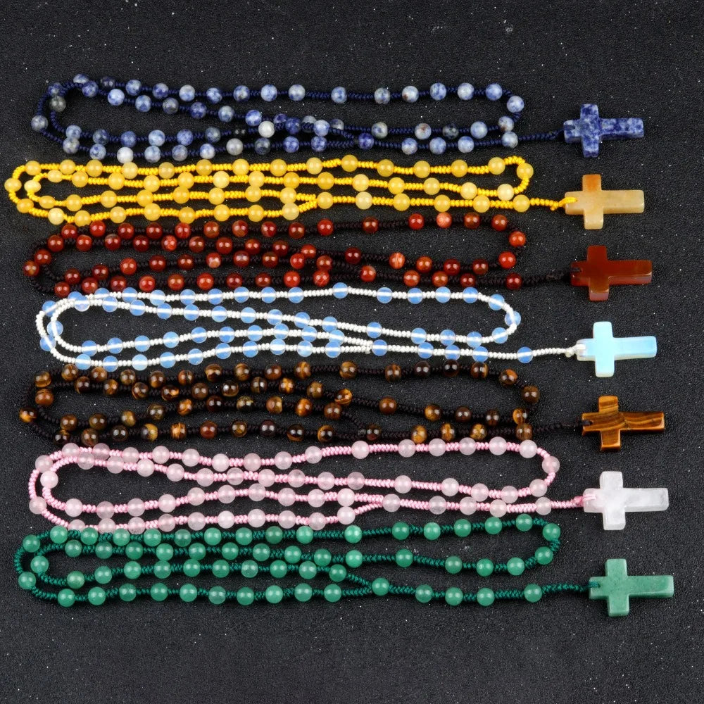 Mixed Crystal Bead Rosary-ToShay.org