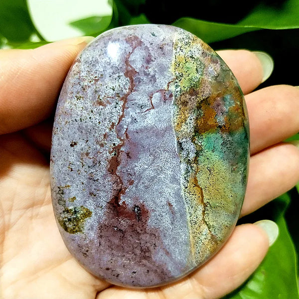 Ocean Jasper Palm Stone-ToShay.org