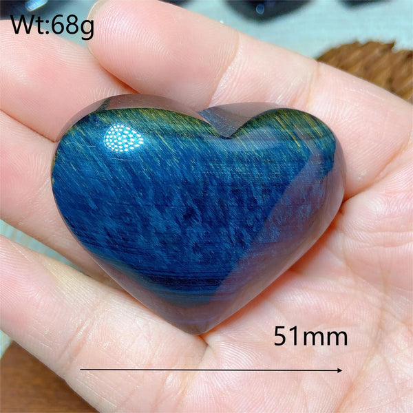 Blue Tiger Eye Heart-ToShay.org