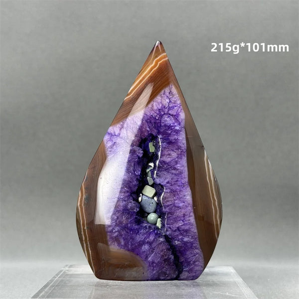 Purple Agate Torch-ToShay.org