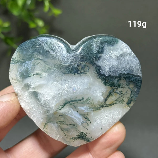 Green Aquatic Agate Heart-ToShay.org