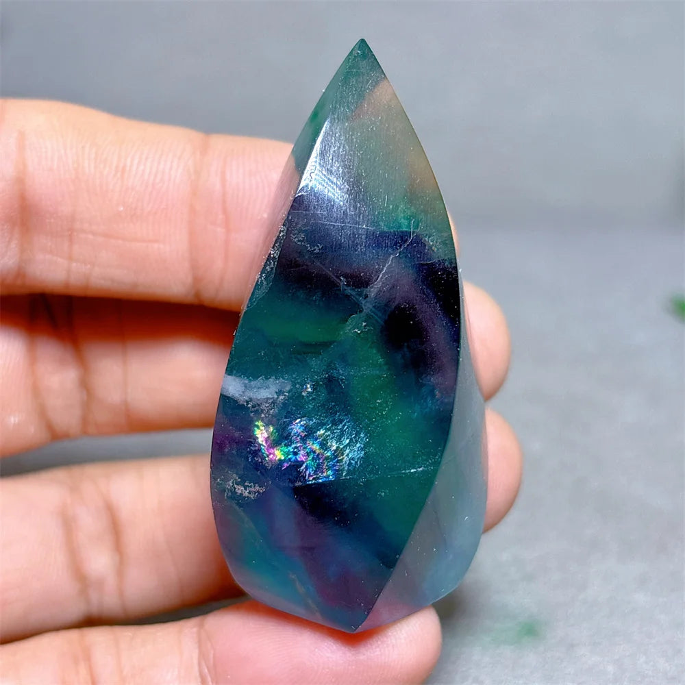 Rainbow Fluorite Flame-ToShay.org