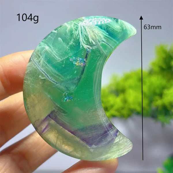 Rainbow Fluorite Moon-ToShay.org