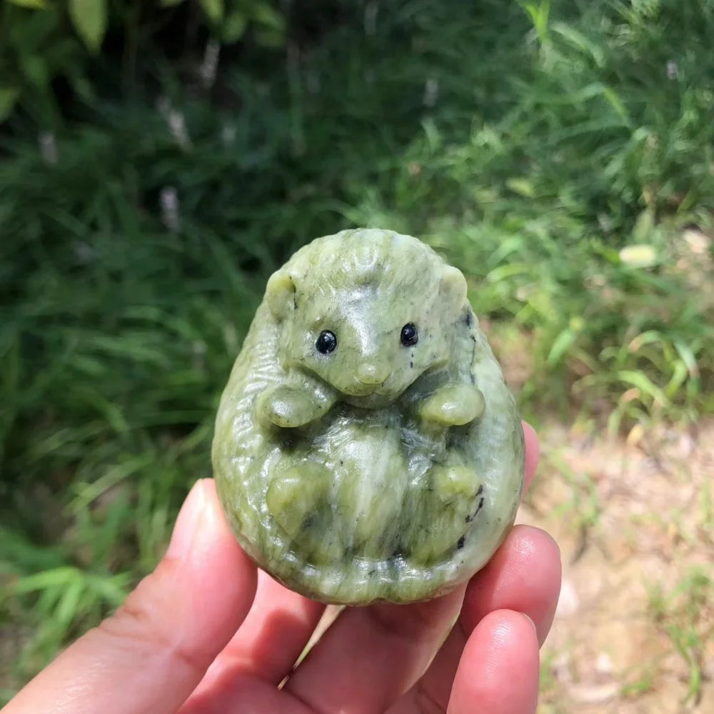 Green Serpentine Hedgehog-ToShay.org