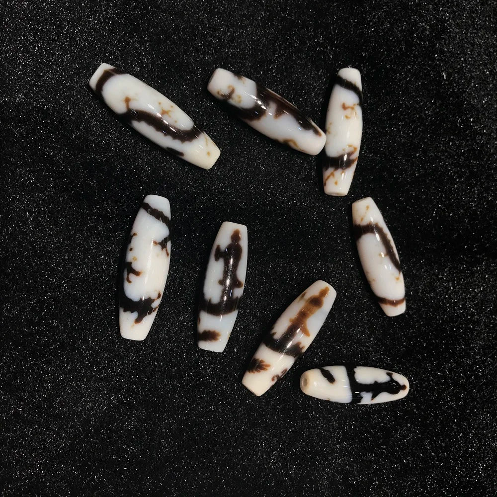 Tibetan Agate Dzi Beads-ToShay.org