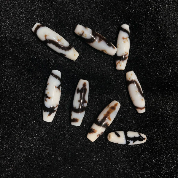 Tibetan Agate Dzi Beads-ToShay.org