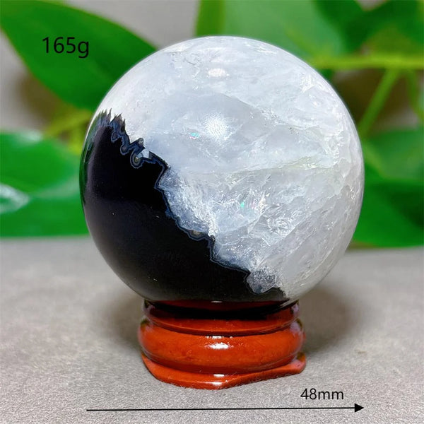 Black Silk Agate Ball-ToShay.org