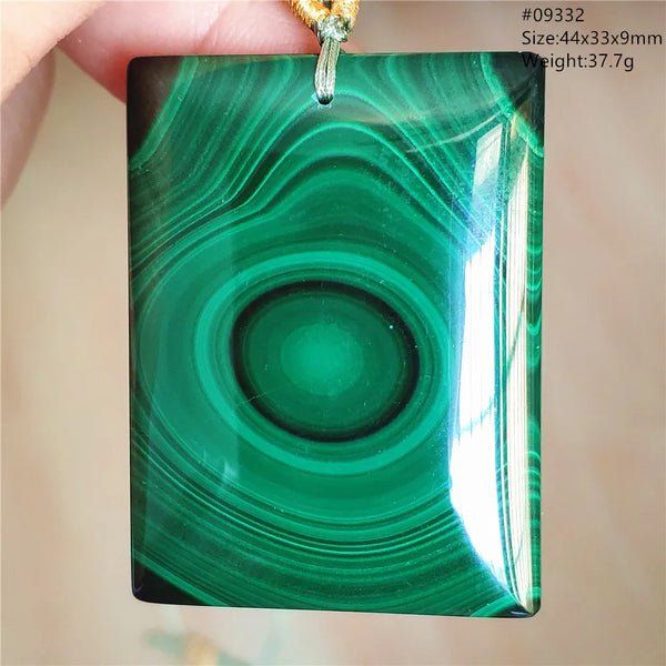 Green Malachite Chrysocolla Pendant-ToShay.org