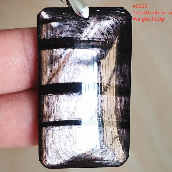 Black Hypersthene Pendant-ToShay.org