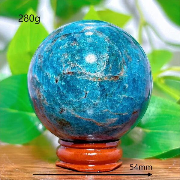 Blue Apatite Ball-ToShay.org