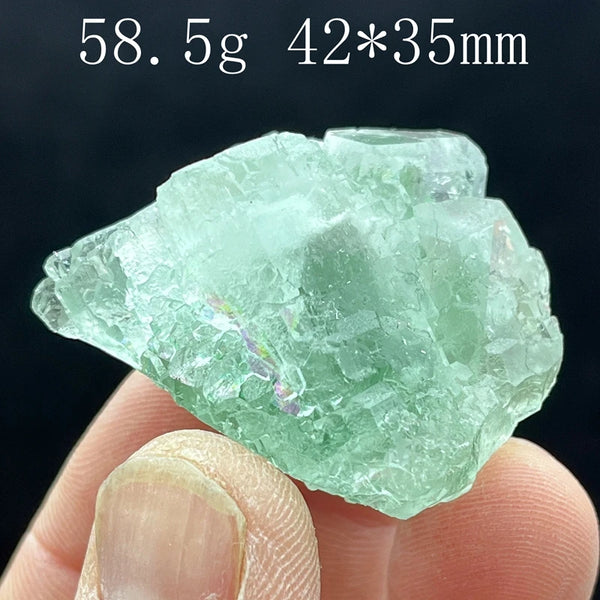 Green Fluorescent Calcite Crystal-ToShay.org