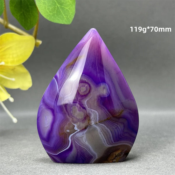 Purple Agate Torch-ToShay.org