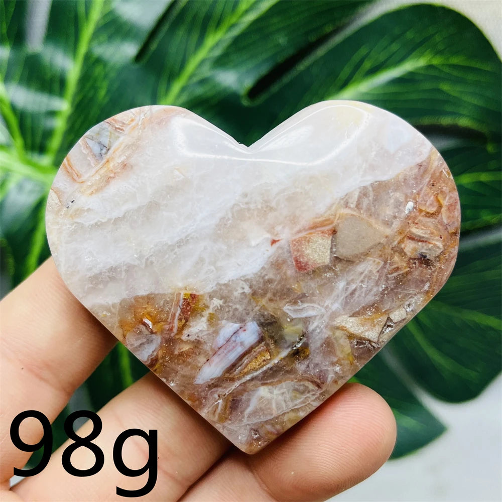Purple Agate Amethyst Heart-ToShay.org