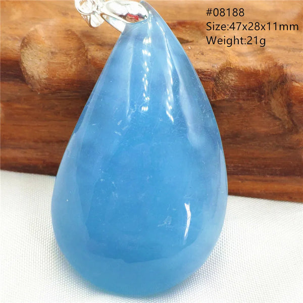 Blue Aquamarine Pendant-ToShay.org