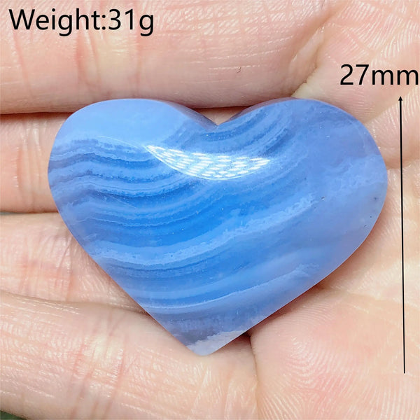 Blue Lace Agate Heart-ToShay.org