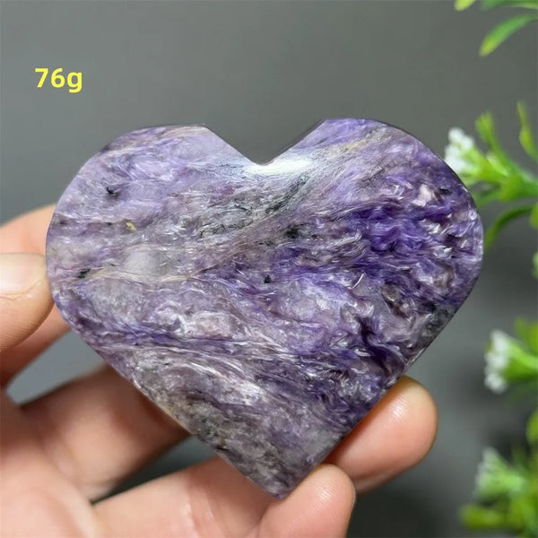 Purple Noble Crystal Heart-ToShay.org