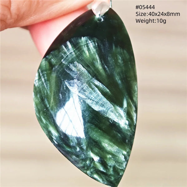 Green Seraphinite Pendant-ToShay.org