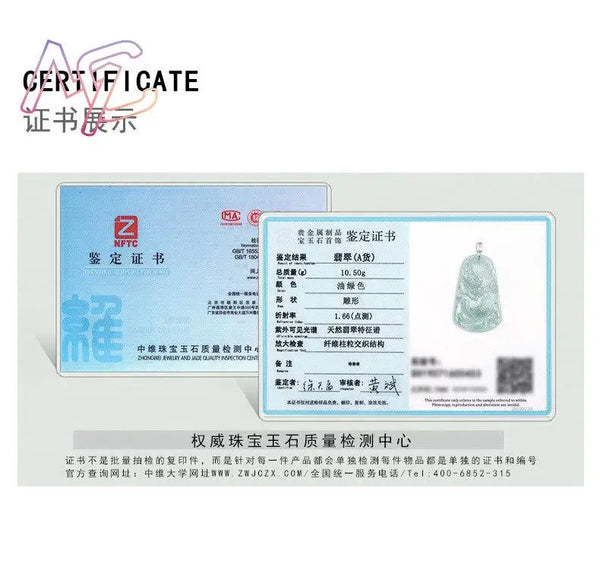 Blue Jadeite Dragon Pendant-ToShay.org