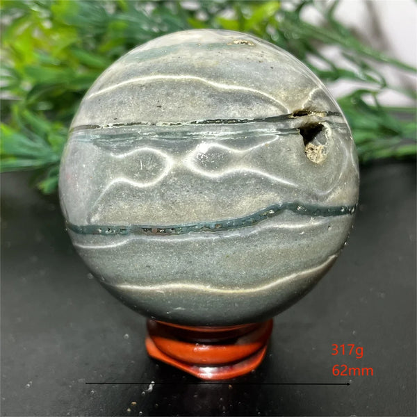 Green Ocean Jasper Ball-ToShay.org