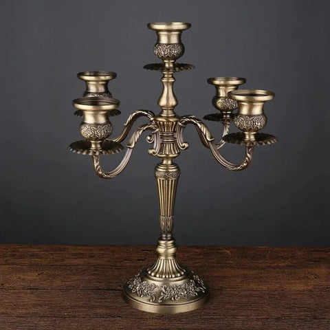 Bronze Embossed Candelabras-ToShay.org