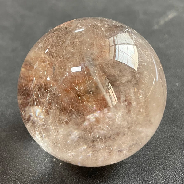 Clear Rutilated Quartz Ball-ToShay.org