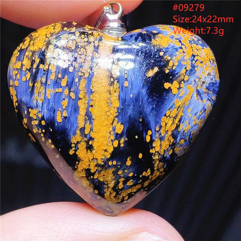 Blue Pietersite Chatoyant Pendant-ToShay.org
