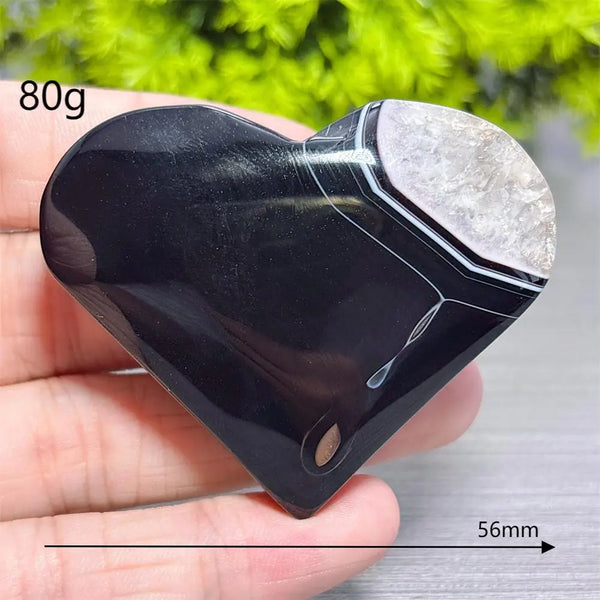 Black Agate Heart-ToShay.org