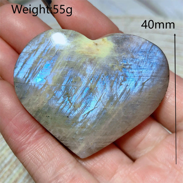 Blue Rainbow Moonstone Hearts-ToShay.org