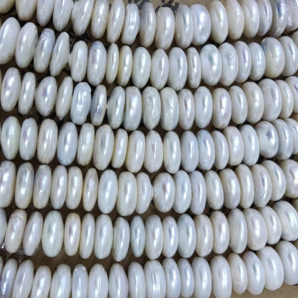 White Pearl Abacus Beads-ToShay.org