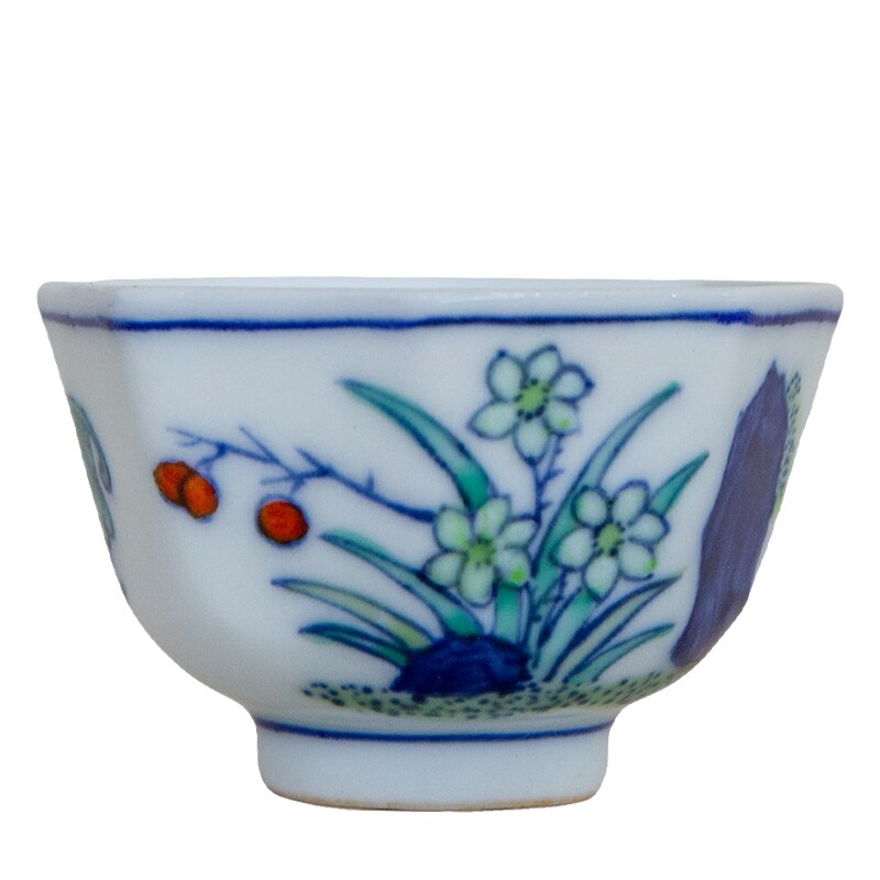 Blue White Ceramic Tea Cups-ToShay.org