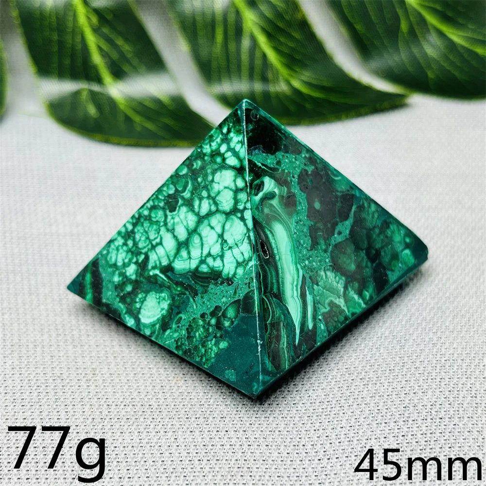 Green Malachite Pyramid-ToShay.org