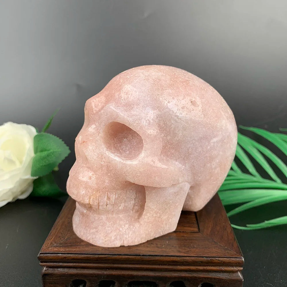 Pink Amethyst Skull-ToShay.org