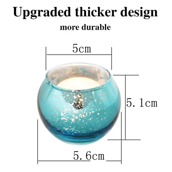 Mercury Glass Tealight Holders-ToShay.org