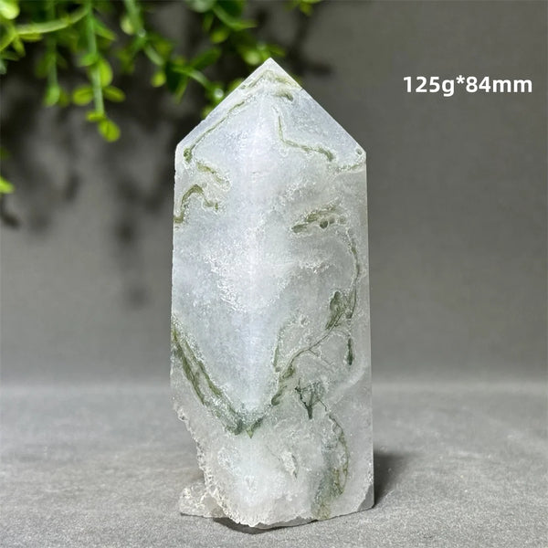 Green Aquatic Agate Tower-ToShay.org