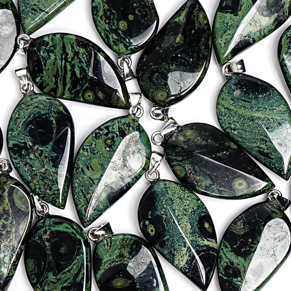 Green Kambaba Jasper Pendant-ToShay.org
