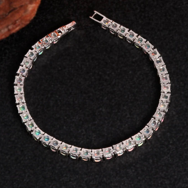White Opal Bracelet-ToShay.org