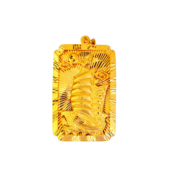 Gold Sailing Pendant-ToShay.org