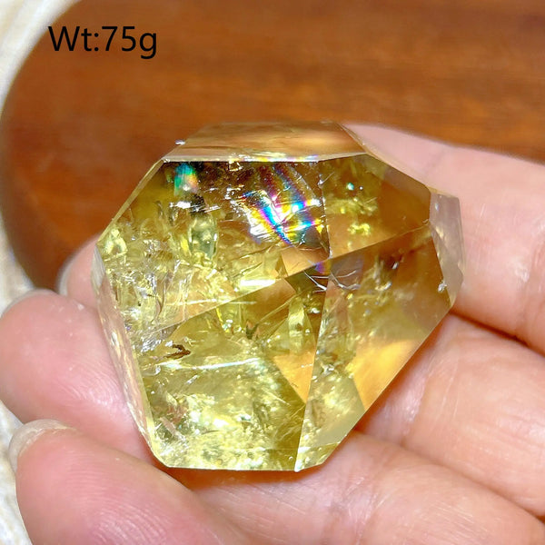 Yellow Smokey Citrine Crystal-ToShay.org