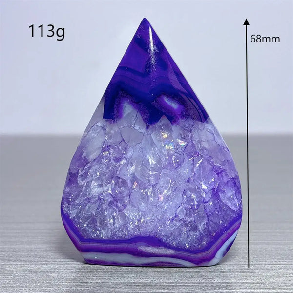 Violet Agate Torch-ToShay.org