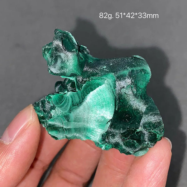 Green Malachite Crystal Slice-ToShay.org