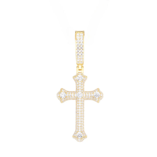Gold Diamond Cross Pendants-ToShay.org
