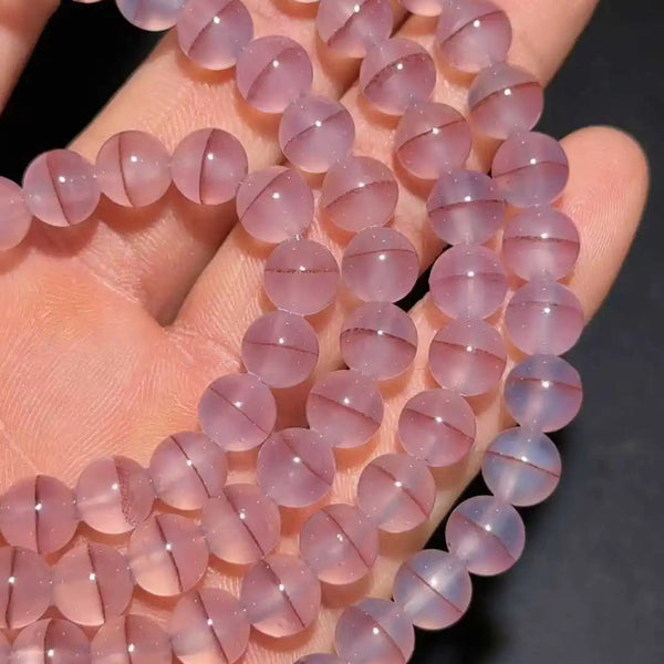 Pink Agate Prayer Beads-ToShay.org