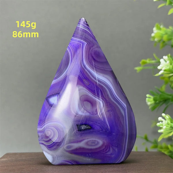 Purple Agate Torch-ToShay.org