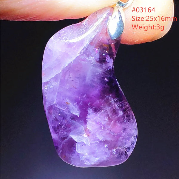 Purple Cacoxenite Auralite Pendant-ToShay.org